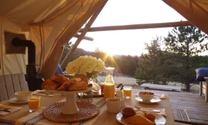 luxury glamping experience